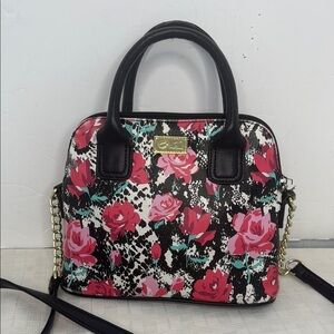 Betsey Johnson Floral Dome Satchel